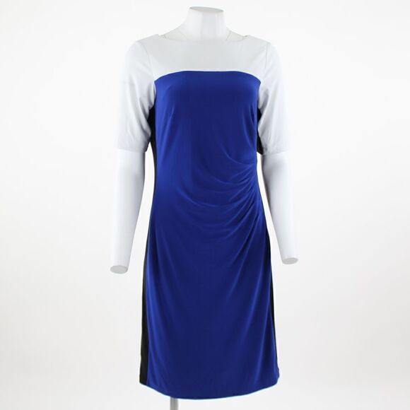 Kasper Colorblocked Sheath Dress - Picture 1 of 5